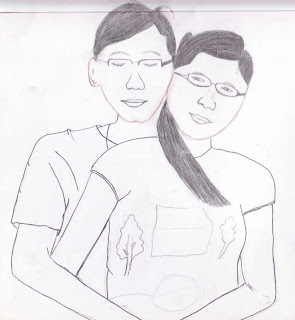 Sketsa gambar manusia Gambar dan Puisi