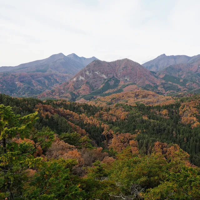 昇仙峡　弥三郎岳　紅葉