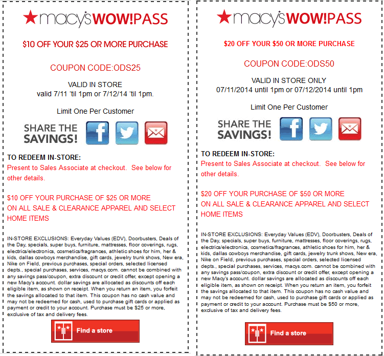 macy s coupons january 2015 10 % macy s visitor s pass expiration is ...