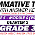 GRADE 3 SUMMATIVE TEST with Answer Key (Modules 5-6) 2ND QUARTER