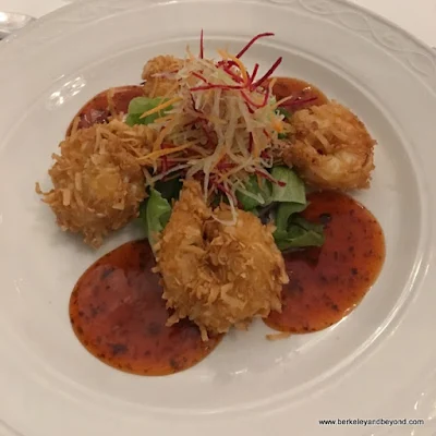 coconut shrimp at Champers Wine Bar & Restaurant in Christ Church, Barbados