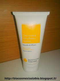 deo crema freschezza fiorita biofficina toscana, deodoranti bio