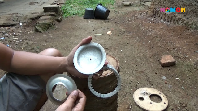 Cara Membuat Kepala Tungku Mesin Arum Manis Model Twister