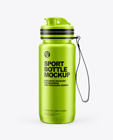 Download Metallic Sport Bottle Mockup