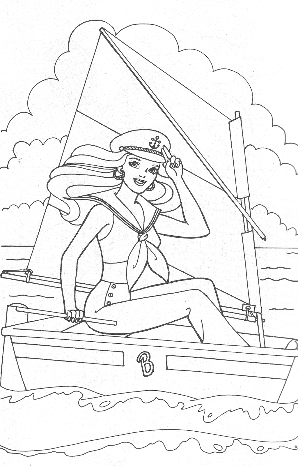 Download Miss Missy Paper Dolls: Barbie Coloring Pages Part 1