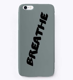 Breathe iPhone Case Grey