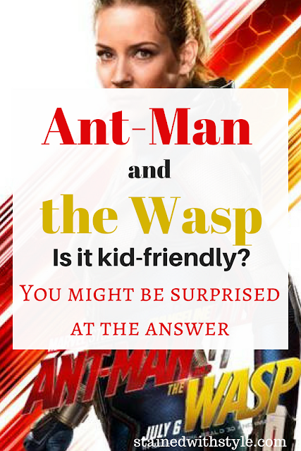 Ant man and the wasp poster and kid friendliness 