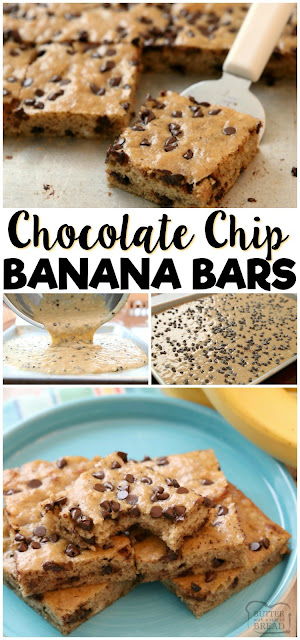 Chocolate Chip Banana Bars