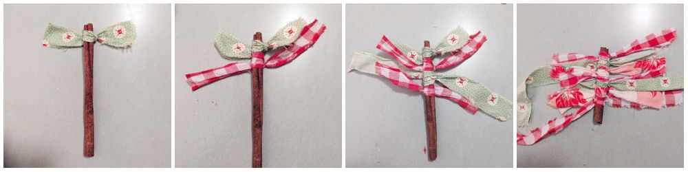 Christmas in November - Scrap Fabric Tree Ornaments