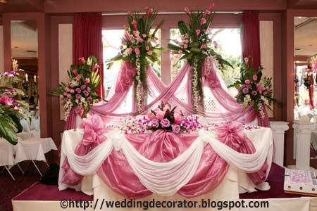 wedding reception decorations