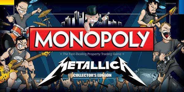 Metallica Launch Monopoly Game