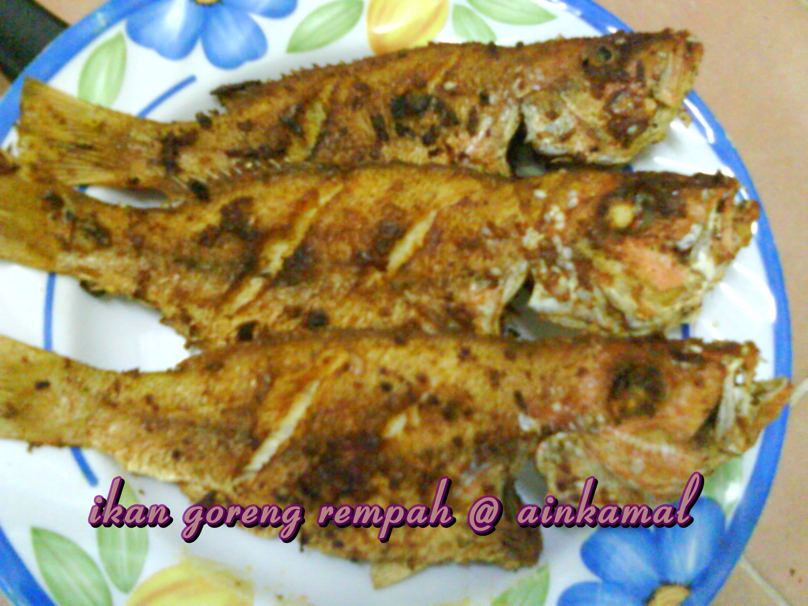 Resepi Kehidupanku: Ikan Goreng Rempah