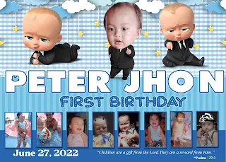 A free tarpaulin layout for baby boss. A free baby boss tarpaulin layout.