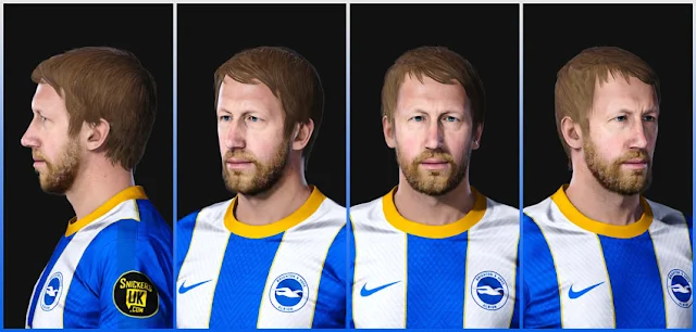 Graham Potter Face For eFootball PES 2021