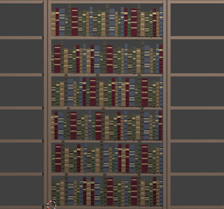 Bookshelf filled with books