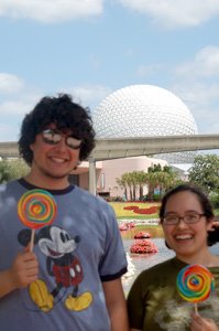 Lauren and me at Disney 07