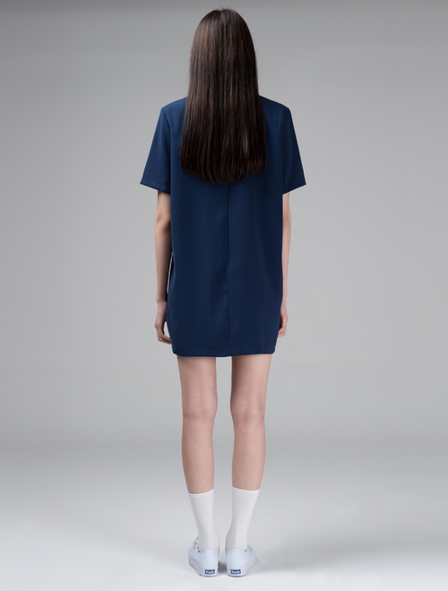  Short Sleeve Shift Dress