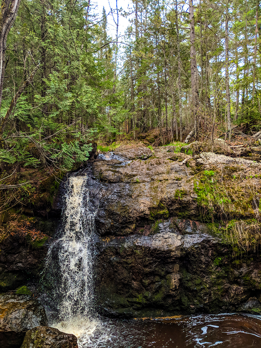 Now and Then Falls at Amnicon Falls State Park