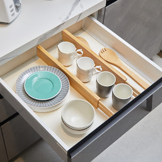 ZHU CHUANG Bamboo Drawer Organizer