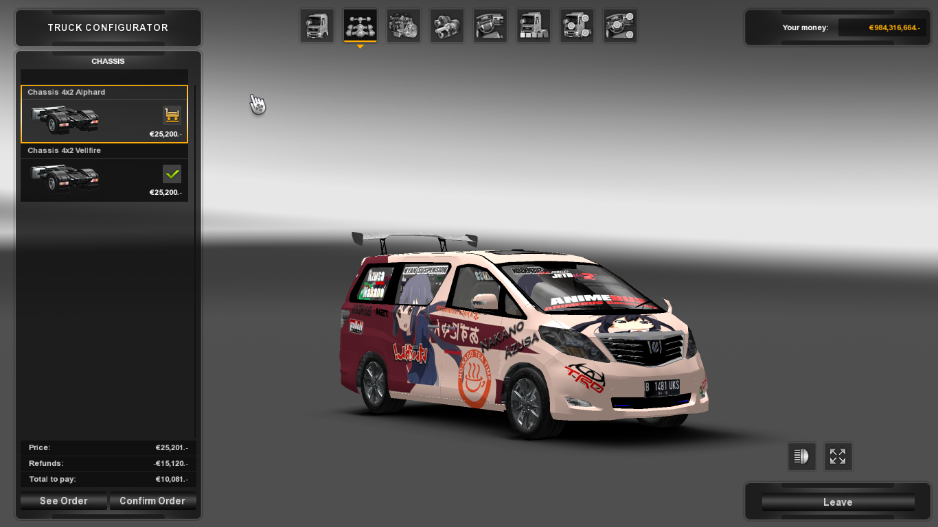 Kuro Modder Garage ale Mod  Toyota  Alphard  by Kuro 