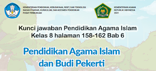 Kunci jawaban Pendidikan Agama Islam  Kelas 8 halaman 158-162 Bab 6