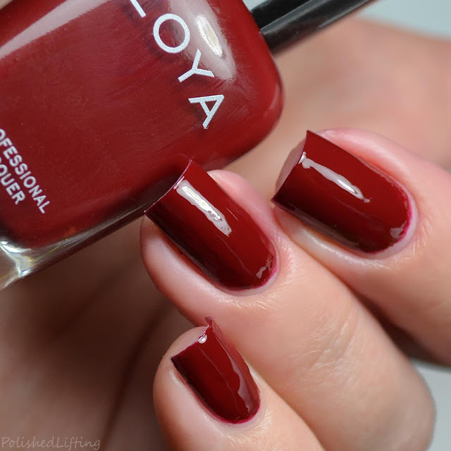 red creme nail polish