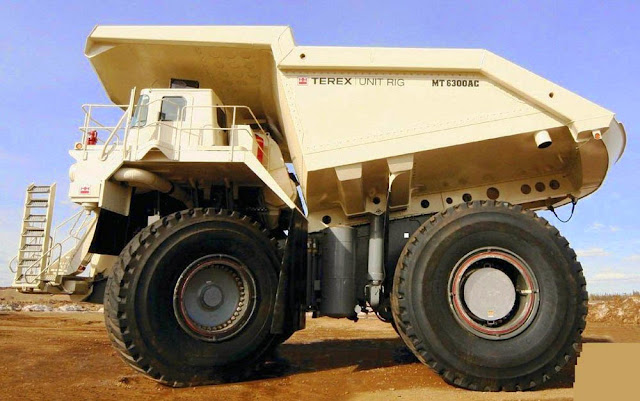 Terex MT 6300AC Mining Truck - maiores caminhões de mineração do mundo