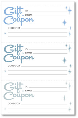 gift coupon print out