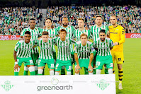 REAL BETIS BALOMPIÉ. Temporada 2018-19. William Carvalho, Marc Bartra, Sidnei, Loren, Javi García y Pau López. Júnior, Francis, Inui, Canales y Boudebouz. REAL BETIS BALOMPIÉ 0 REAL VALLADOLID C. F. 1. Domingo 21/10/2018, 20:45 horas. Campeonato de Liga de 1ª División, jornada 9. Sevilla, estadio Benito Villamarín. GOLES: 0-1: 35', Antoñito.