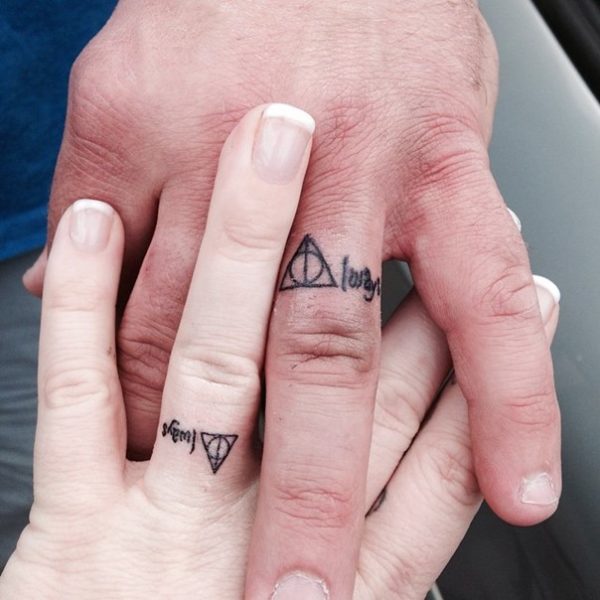 Tatuajes de anillos para parejas