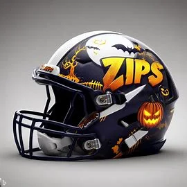 Akron Zips Halloween Concept Helmets