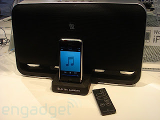 Altec Lansing's T612 iPhone docking speakers