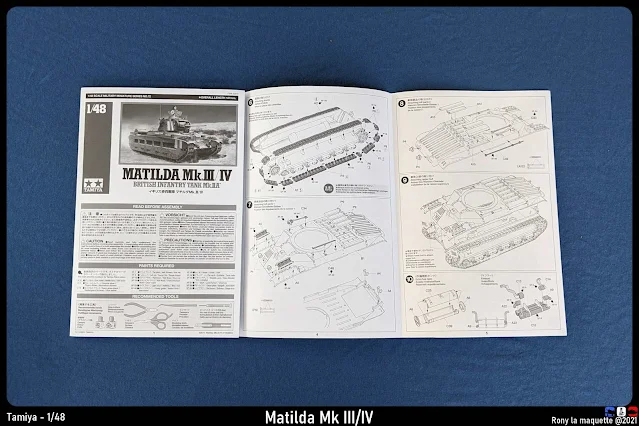 Review de la maquette du char Maltilda de Tamiya au 1/48.