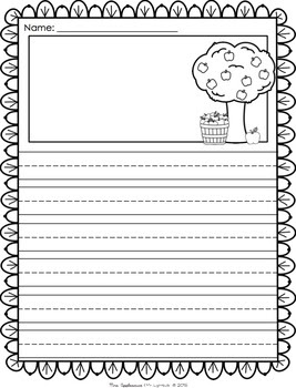 Themed Writing Paper Printable