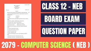 NEB Computer Science Exam Model Questions Paper 2080