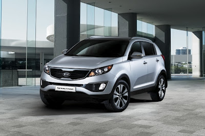 2011 Kia Sportage Front Angle View