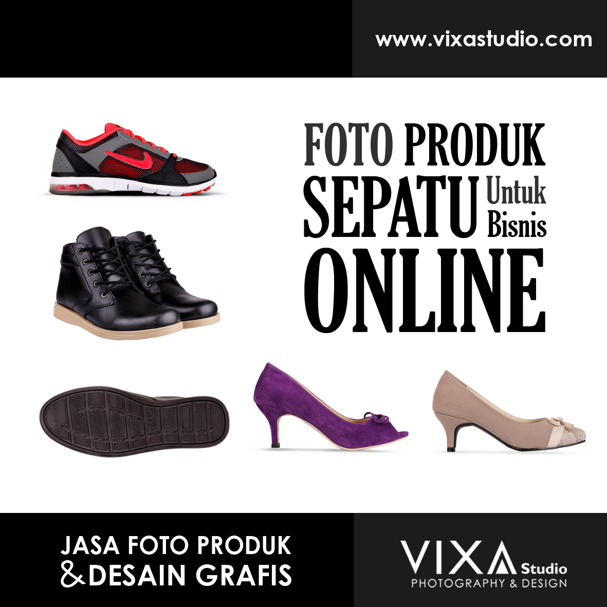 Jasa Foto Produk, jasa desain murah, logo, sepatu dll