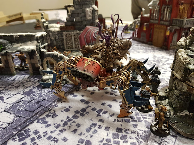 Warhammer 40k battle report - Maelstrom of War - Cleanse and Capture - 1000 points - Thousand Sons vs Death Guard.