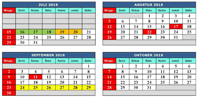 Kalender Pendidikan Provinsi Jawa Barat 2018/2019