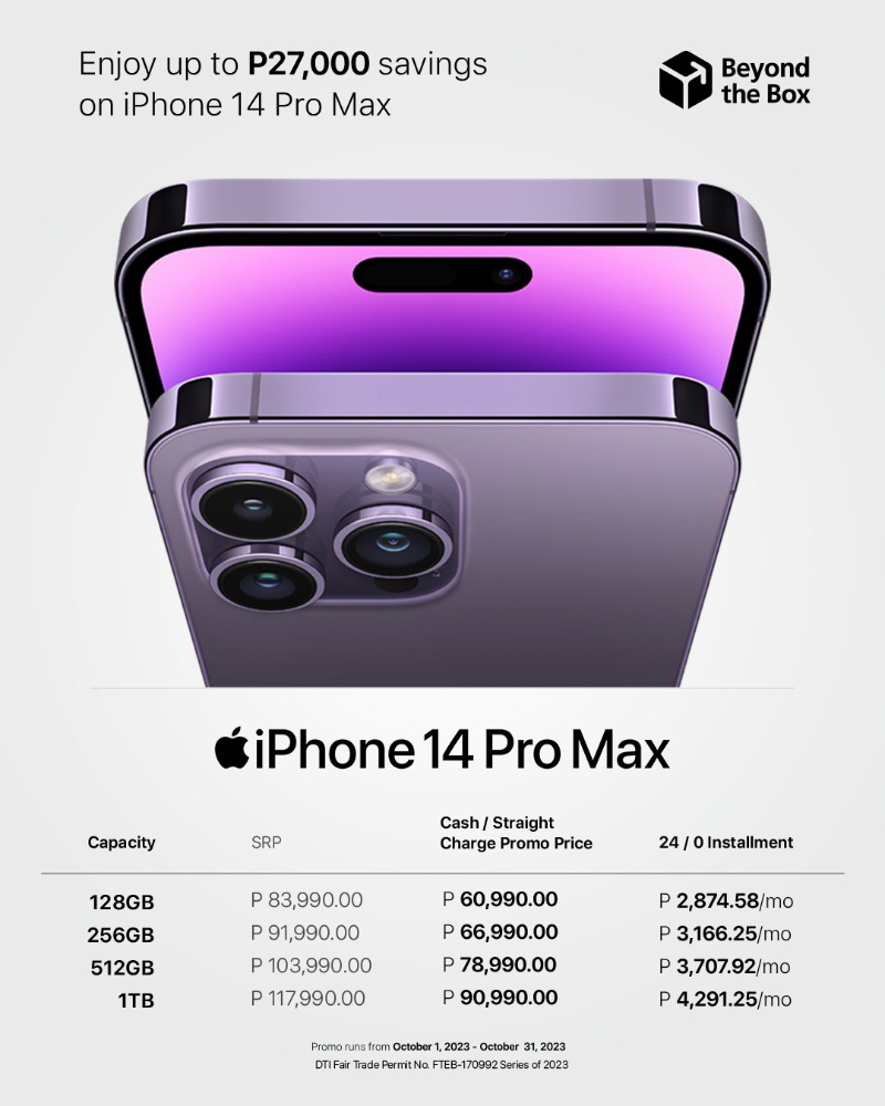 iPhone 14 Pro (256GB) vs iPhone 14 Pro (512GB)