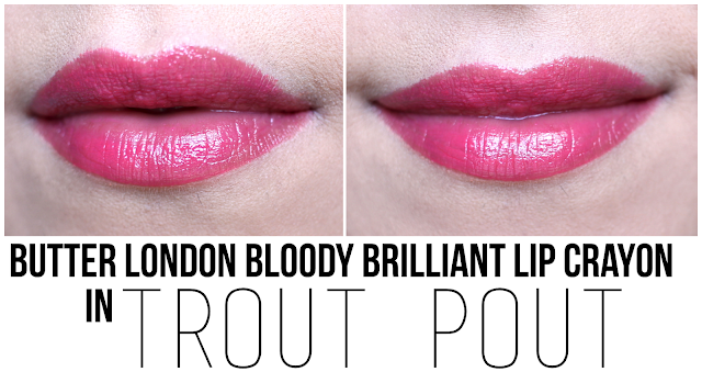Butter London Bloody Brilliant Lip Crayon in Trout Pout