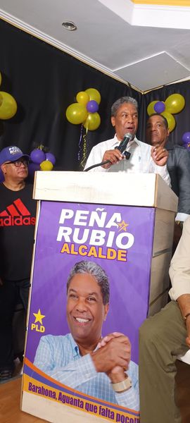 Peña Rubio va por la candidatura alcalde del PLD en Barahona