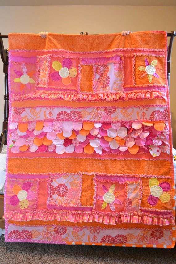 Sew Girly Rag Quilt Pattern by A Vision to Remember