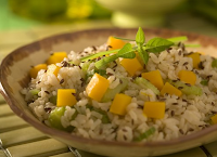 Arroz Integral com Salteado de Abóbora (vegana)