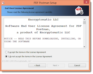 PDF Postman Eula acceptance form.