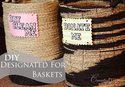 Dry Clean and Clothes Donation Basket