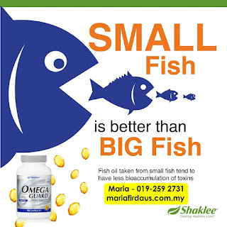 6 Ciri Minyak Ikan Shaklee (Omega Shaklee)