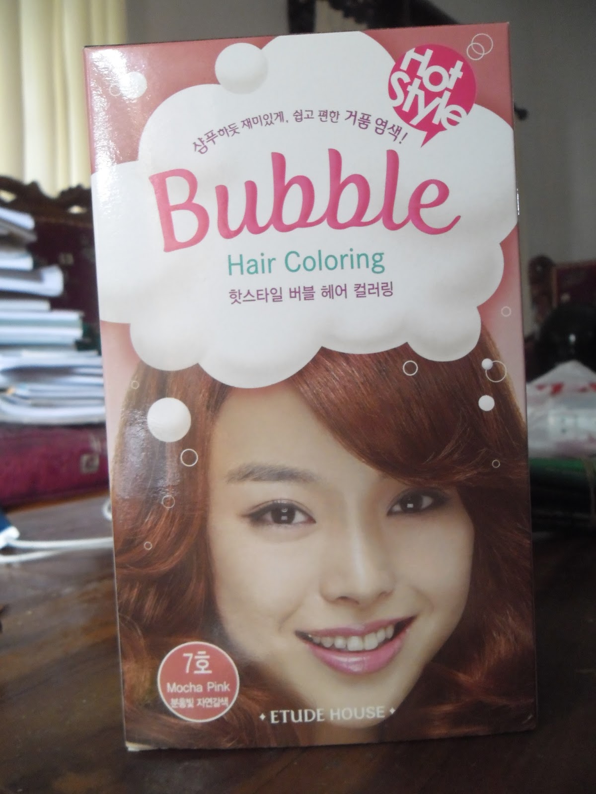 Kucing Betina Cat  Rambut  asal Korea Etude Bubble Hair 