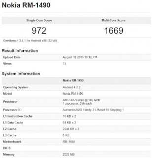 Nokia android specs