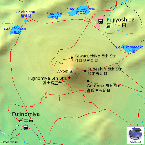 Animals Zoo Park: Mount Fuji Japan Map